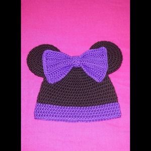 new purple minnie mouse hat