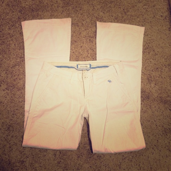 Abercrombie Kids cream dress pants