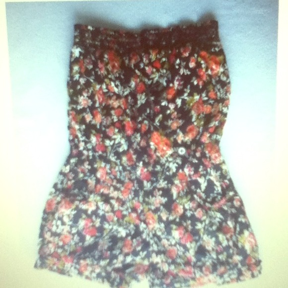 American Rag Floral Romper