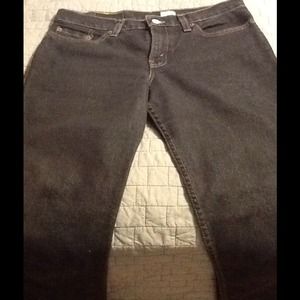 Levi's boot cut black jeans