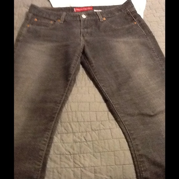 Super low stretch jeans- black