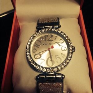 Betsey Johnson cuff watch