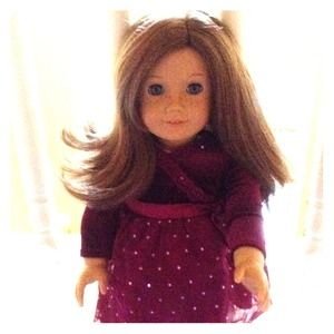 American  girl doll with outfit