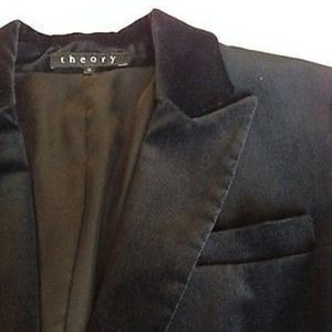 Theory Velvet Black Blazer 00