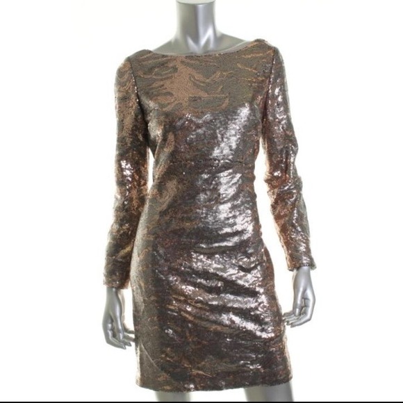 💢SOLd💢Jessica Simpson Animal print diver sequin