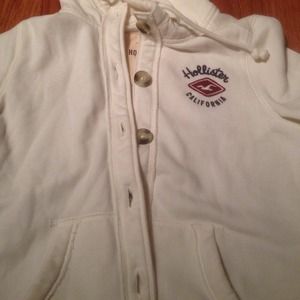 ♥️SOLD♥️Hollister button up sweatshirt