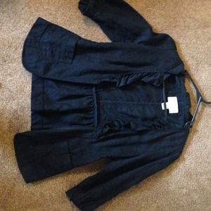 White House Black Market ruffled jacket