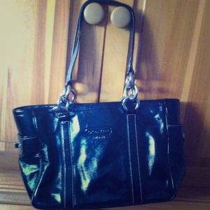 NEW black coach purse