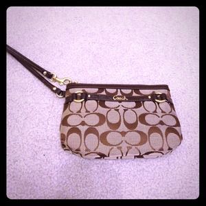 Coach wristlet