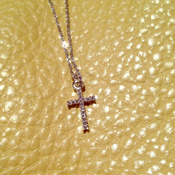 **SOLD** Swarovski cross necklace