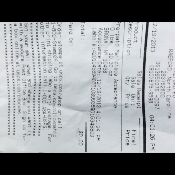 Receipt