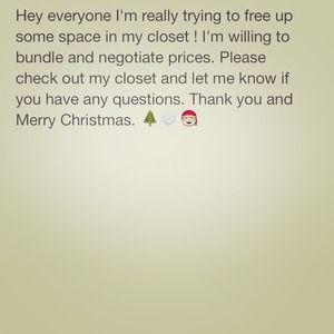 Entire closet for sale