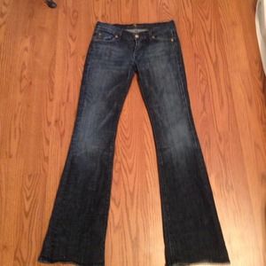 Designer gently worn 7 for all mankind jeans sz 28