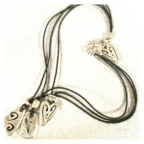 Brighton (genuine) Necklace three hearts