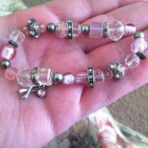Breast cancer bracelet