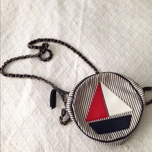 SOLD****Nautical cross body bag