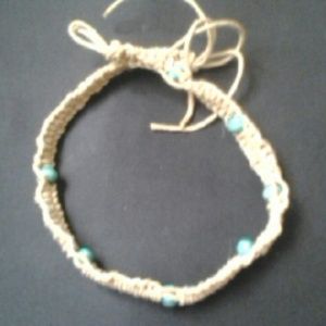 Handmade hemp necklace