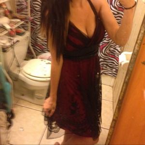 Unknown brand, Lacey fluff festy dress.