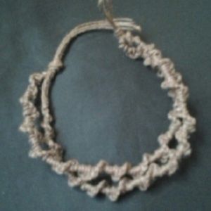 Brown hemp bracelet