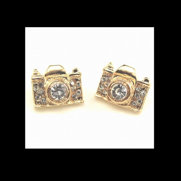 Camera earrings
