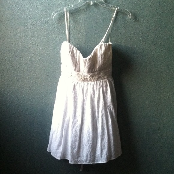 White floral sundress