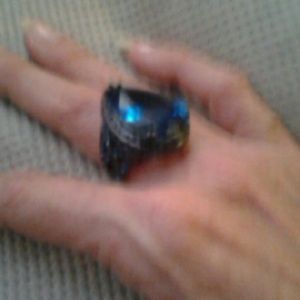 Blue party ring