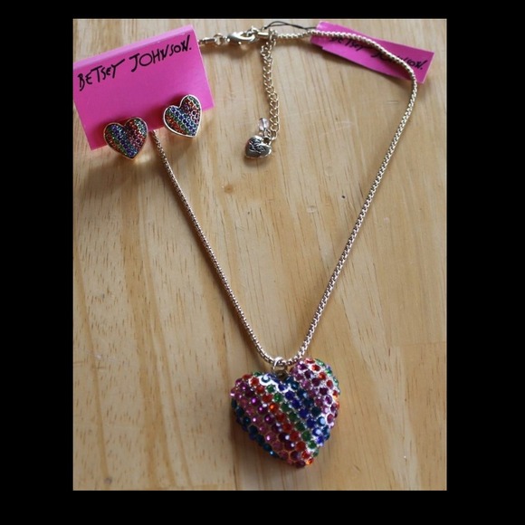 Rainbow heart set