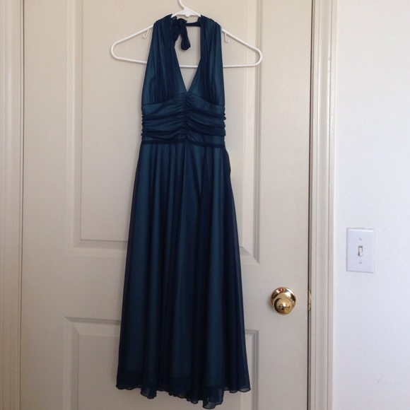 NWT Forever 21 Teal Green Halter Dress