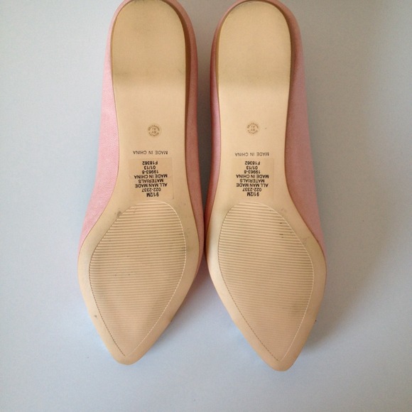 Shoes - Pink - Silver Sparkle Flats Shoes - Pink - Silver Sparkle Flats
