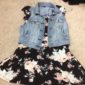 American Eagle denim vest