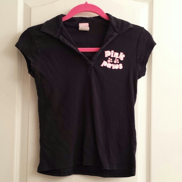SOLD Black Pink Panther Polo