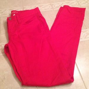 Red, Modern Skinnies