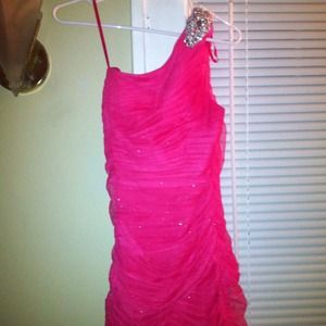 Pink party dress
