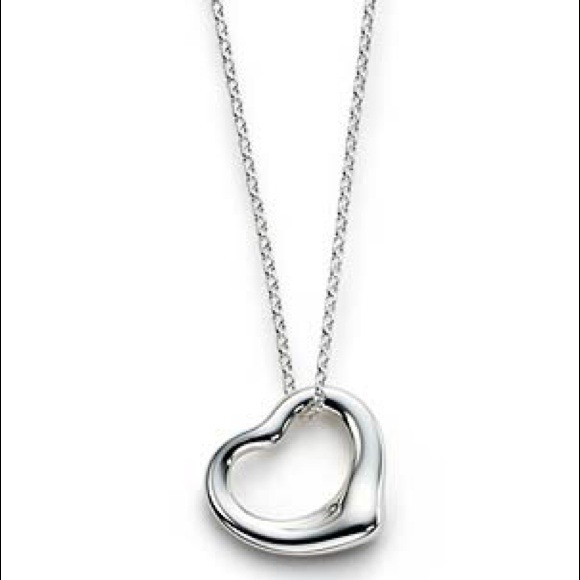 Tiffany's Elsa Peretti sterling silver large ❤️ nk