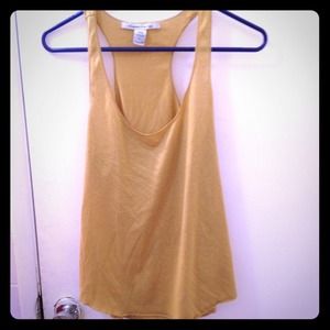 Yellow racer back tank