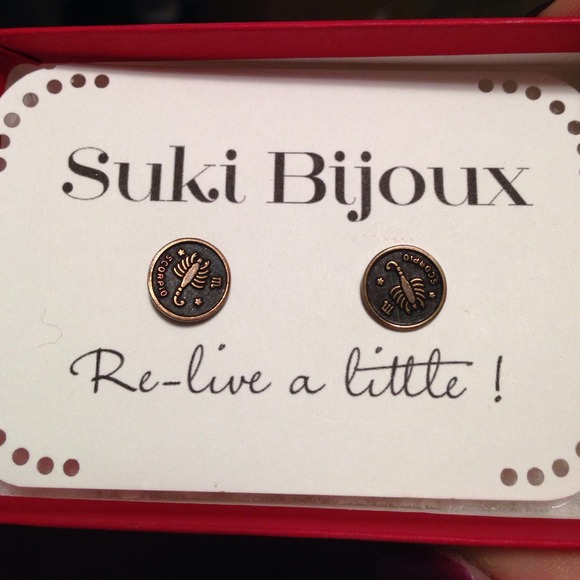 Scorpio earrings