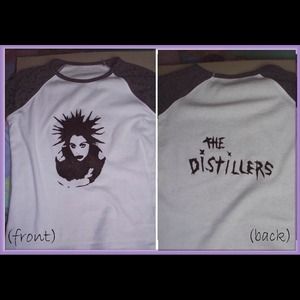 Distillers DIY shirt by Brody Dalle