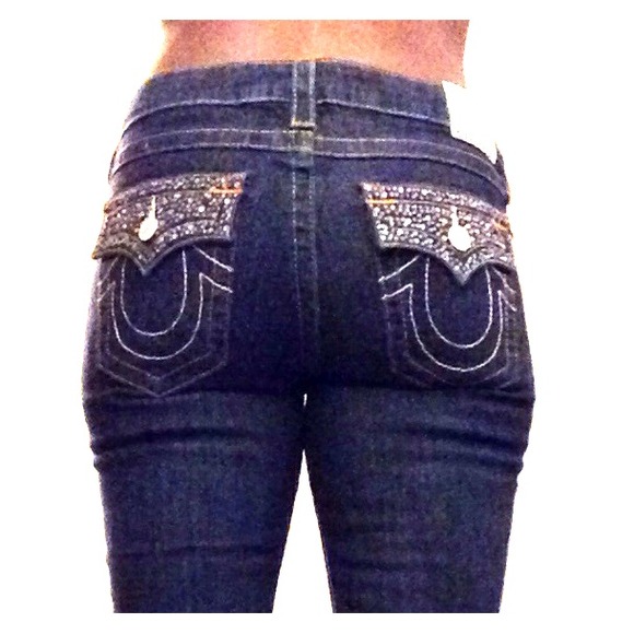 True Religion jeans hi-rise boot