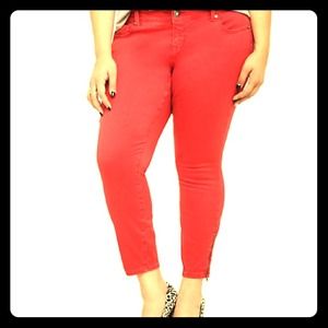 Stiletto Ankle Zip Jeans