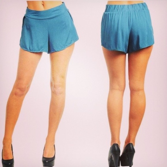 Teal Shorts