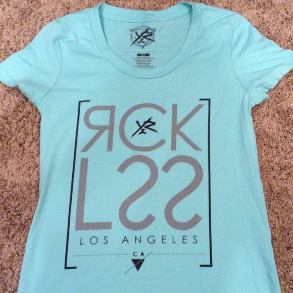 NWOT light blue size medium Young & Reckless shirt