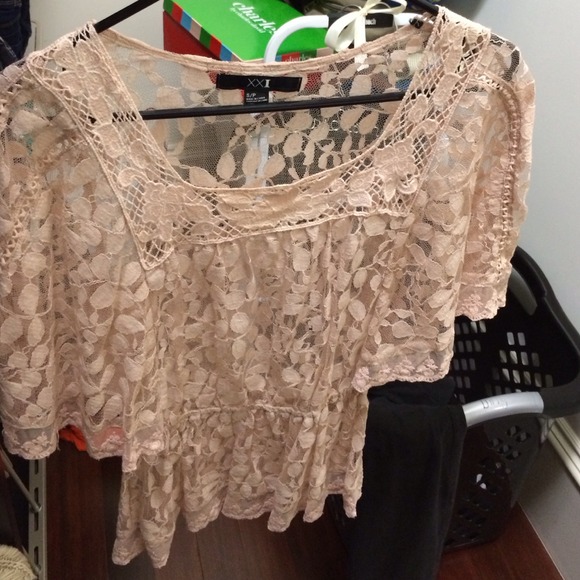 Pink Lace Top - Picture 4 of 4