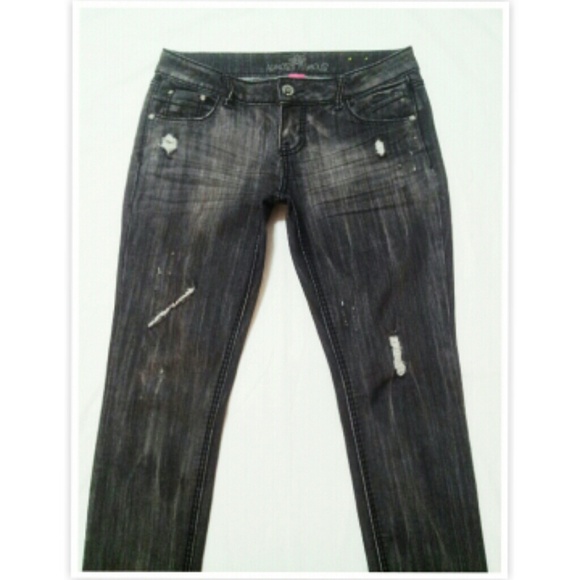 SWAPPED ON VINTED Almost Famous Black Skinny Jeans - Picture 3 of 4