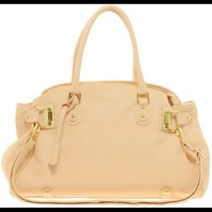 SOLD! ASOS Metal Plate Nude Shoulder Bag