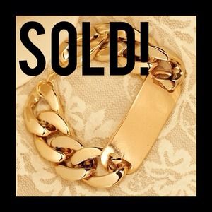 SOLD! Simple Gold Bracelet