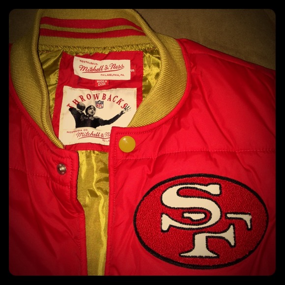 Authentic throwback 49ers NFL vest