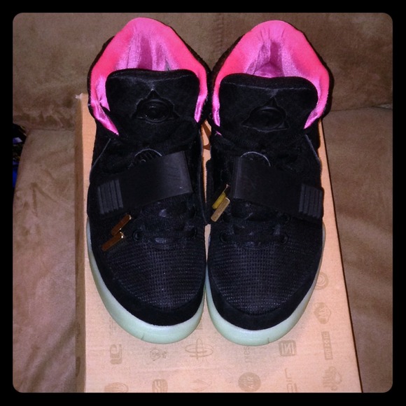 Nike Air Yeezy (Kanye West) sneakers.