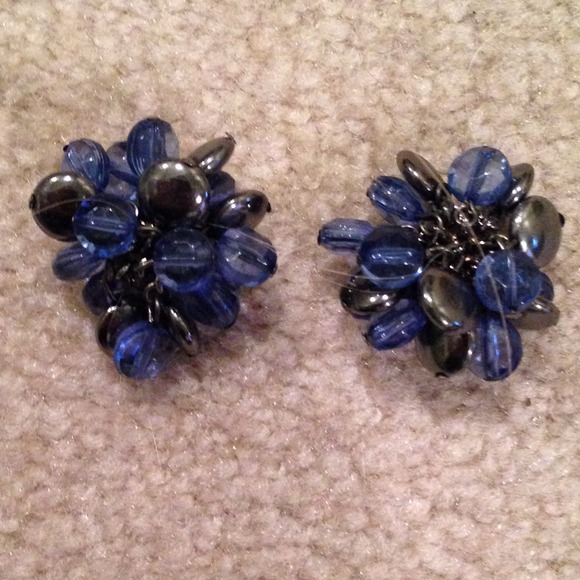 Blue Stud Earrings