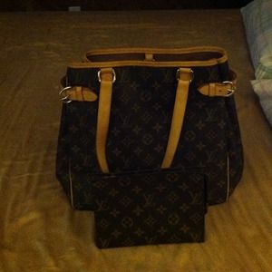 100% Authentic LV Makeup Bag