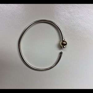 SILVER CAPE COD BRACELET! Gold ball